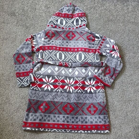 Kids Size XL Unisex 100% Polyester Hooded Robe - Picture 6 of 9